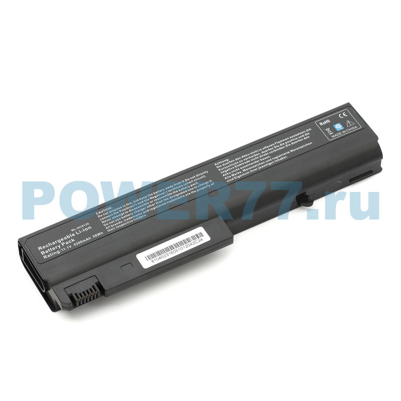 Аккумулятор для HP Compaq 6510b/6710b/6910p, NC6100/NC6200/NC6300 (5200mAh)
