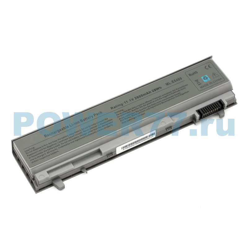 Аккумулятор для Dell Latitude E6400/E6500/E8400, Precision M4400/M4500/M6400/M6500 (2600 mAh)