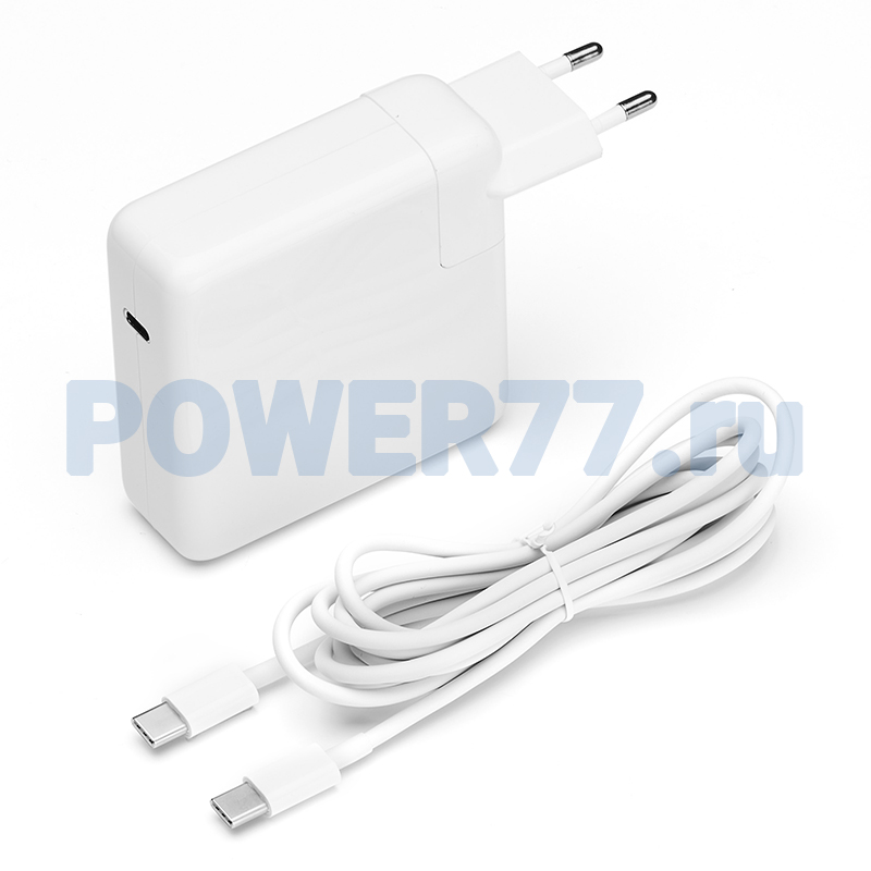 Блок питания A1718 для Apple MacBook Pro (61W, USB Type-C), с кабелем