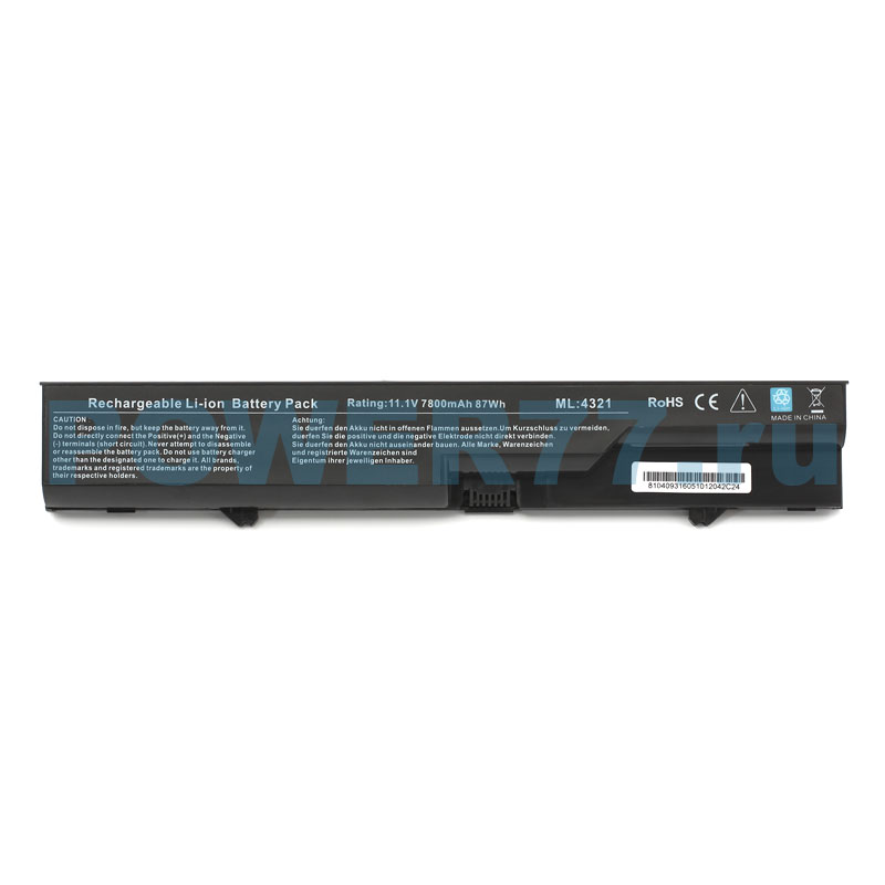 Аккумулятор PH06 для HP Compaq 320/420/620, ProBook 4320s/4520s, повышенной емкости (7800mAh)
